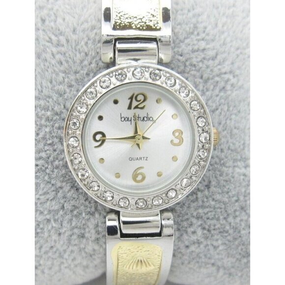 Women's Bay Studio Quartz WR Analog 26mm Dial Causal Round Bangle Watch (E142) - Picture 1 of 11